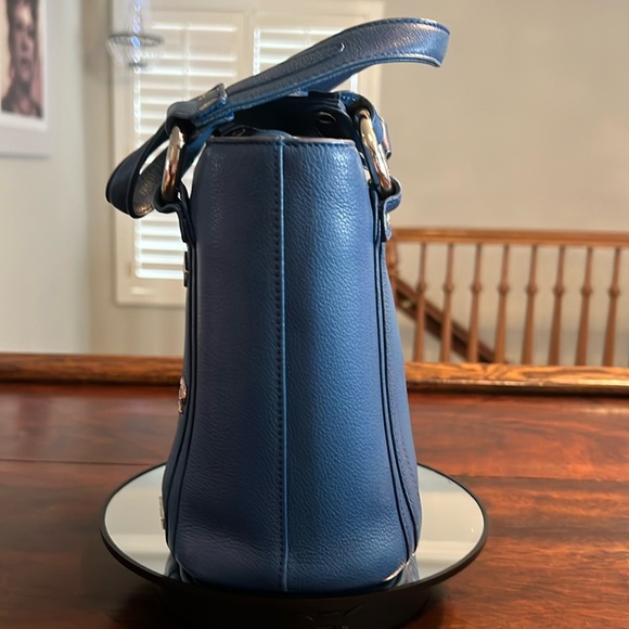 MCM Mini Studded Shoulder Bag w/Detachable Pouch - Picture 6 of 17